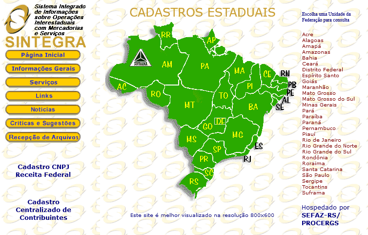 painel do sintegra